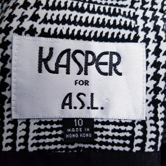 Vintage 90's retro glam print blazer career jacket 10 - Picture 2 of 7